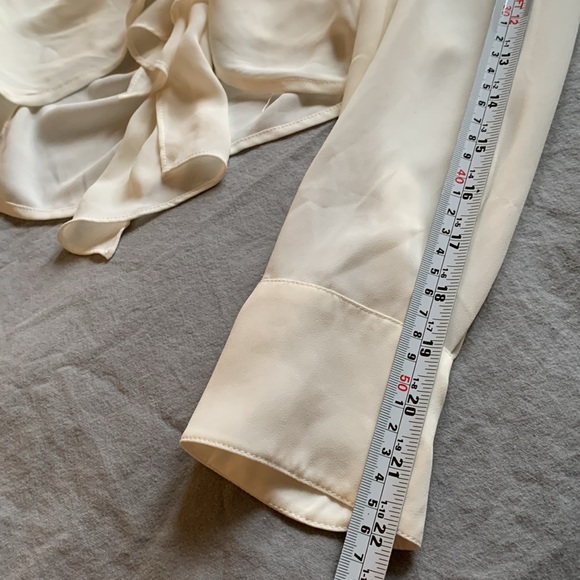 Deep V-Neck Blouse - Picture 8 of 13